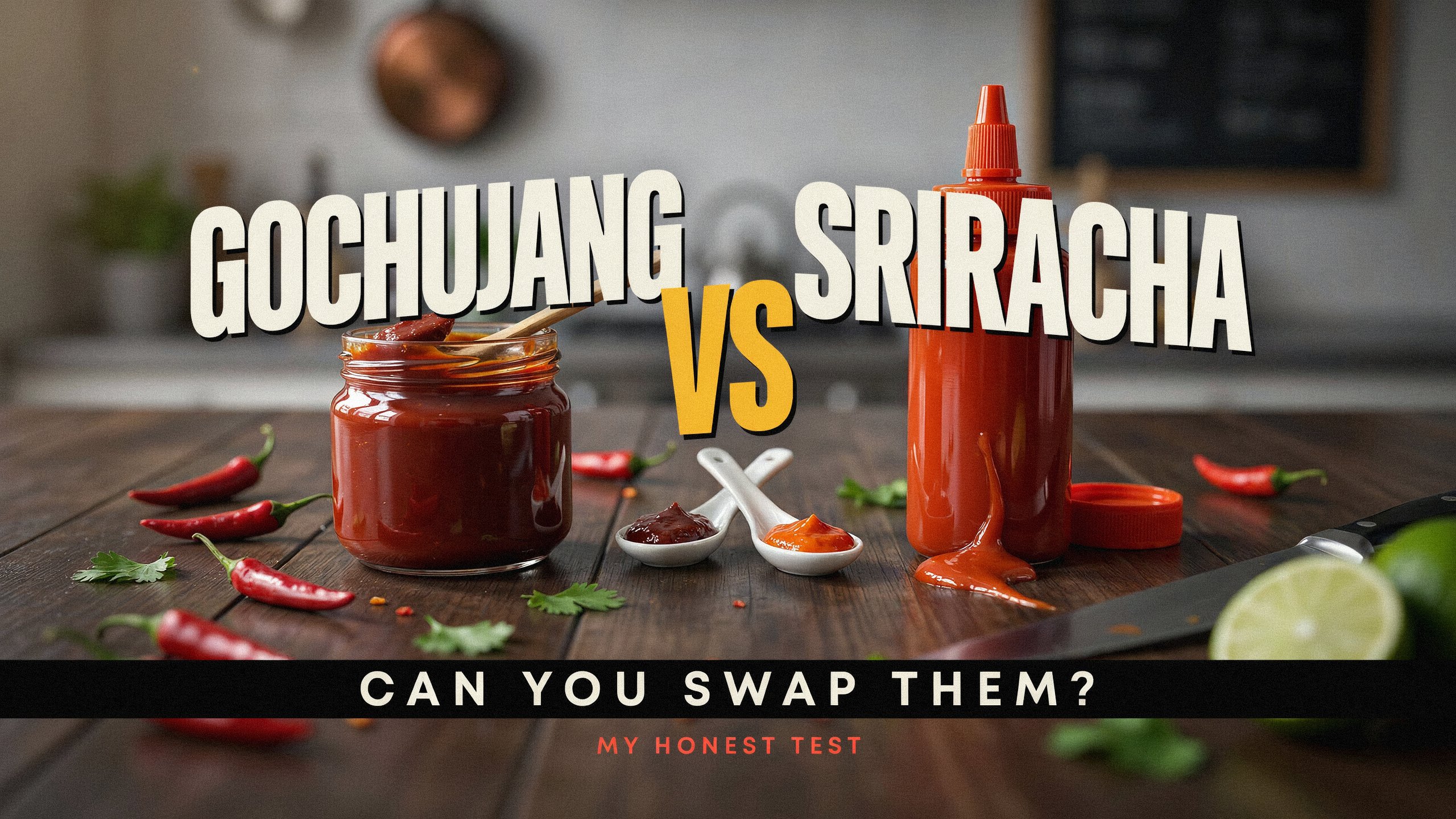 Gochujang vs Sriracha: Can You Swap Them? My Honest Test 1 Gochujang Vs Sriracha